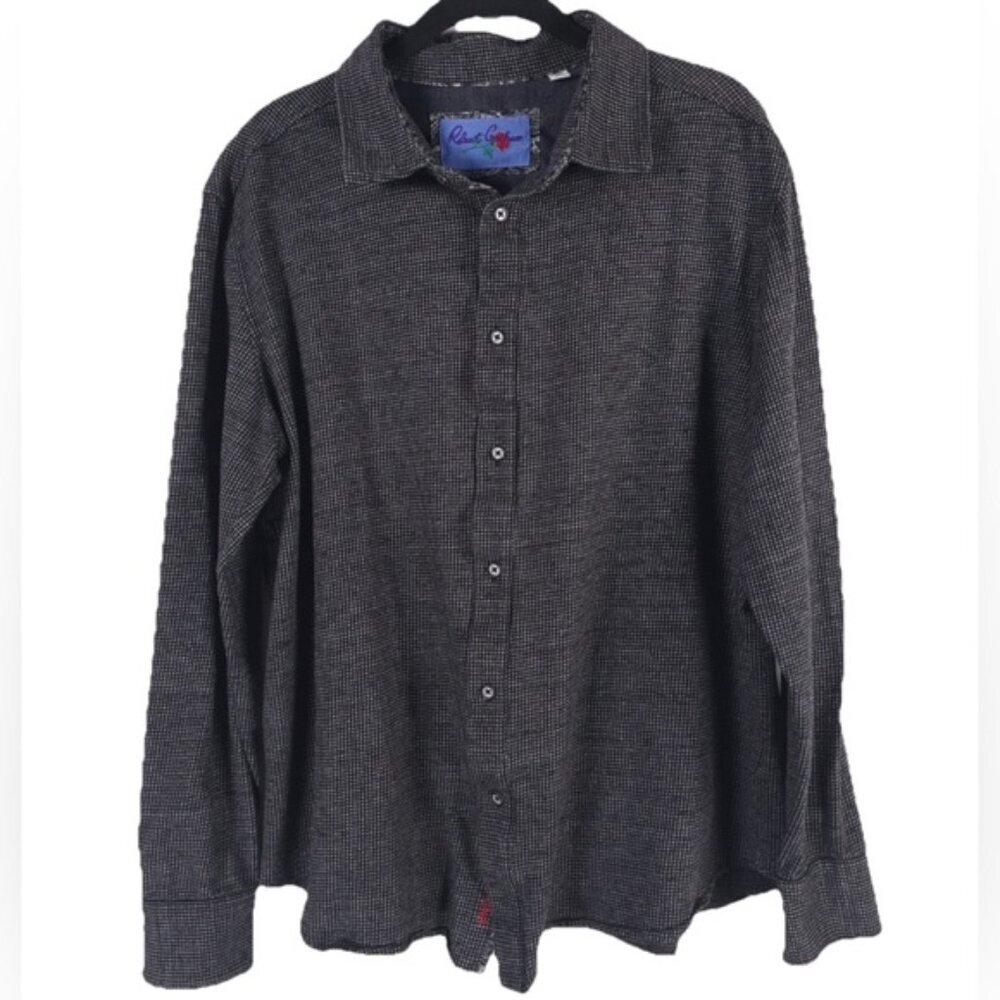 ROBERT GRAHAM CLASSIC FIT Knowledge Wisdom‎ Truth LS Gingham Button Shirt MEDIUM